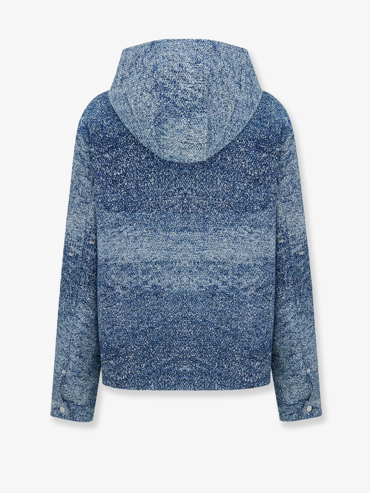 Cotton jacket with lettering logo label