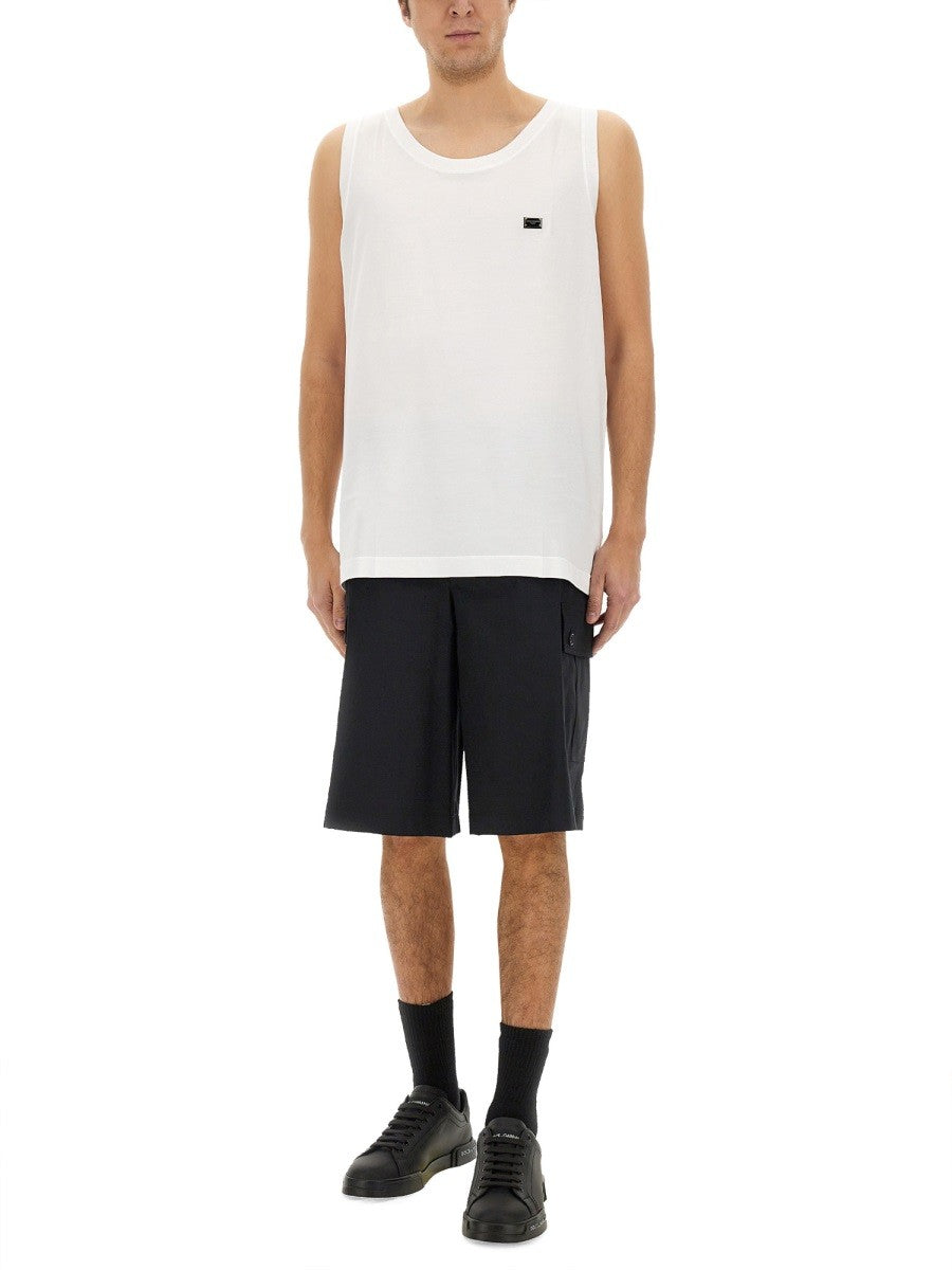 COTTON "OVER" TANK TOP