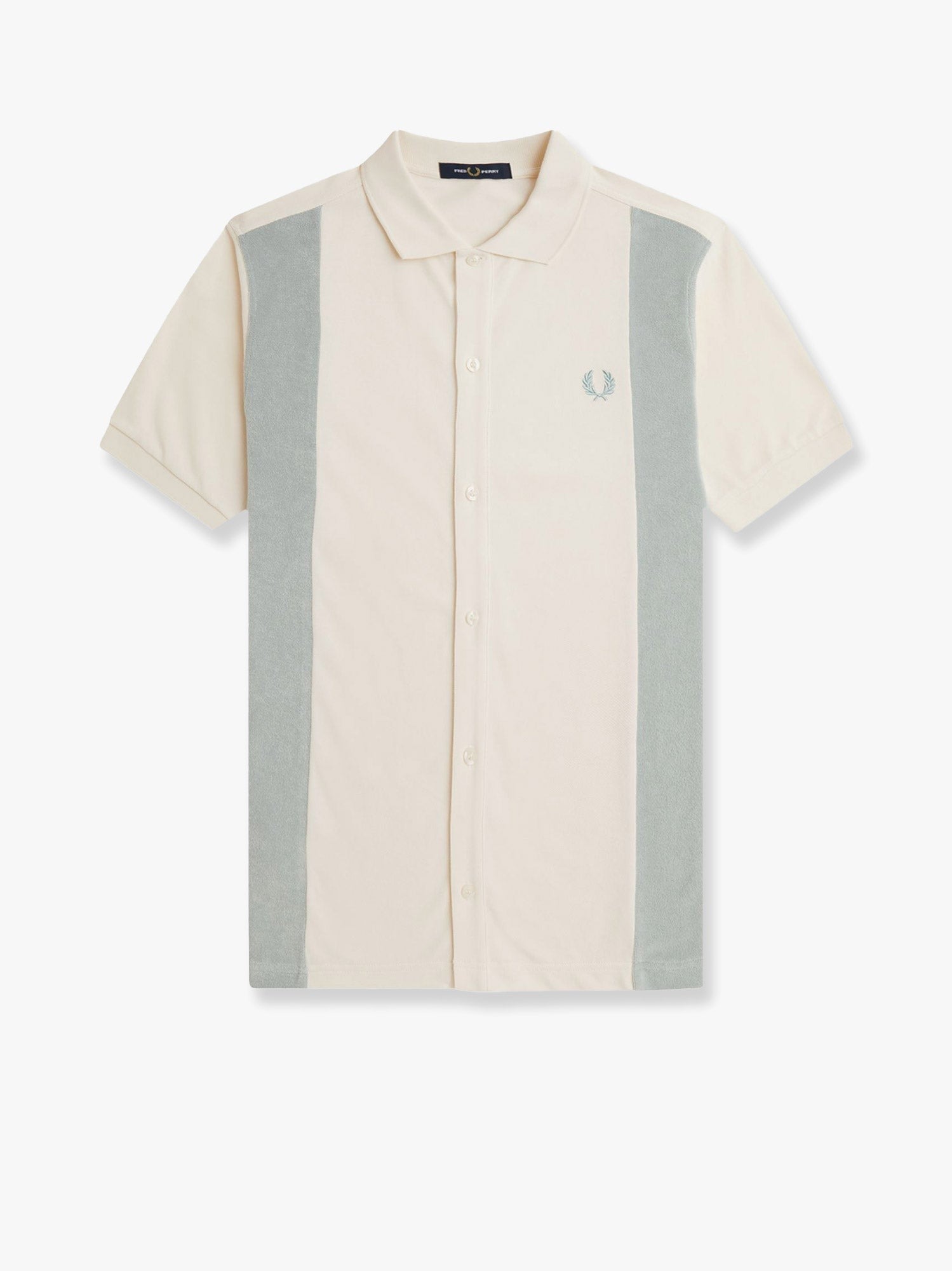 Cotton piquet polo shirt with towel inserts