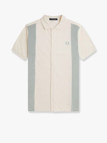 Cotton piquet polo shirt with towel inserts