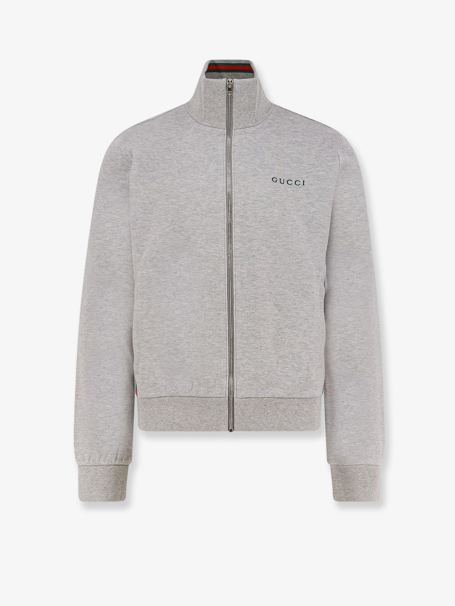 Cotton piquet sweatshirt