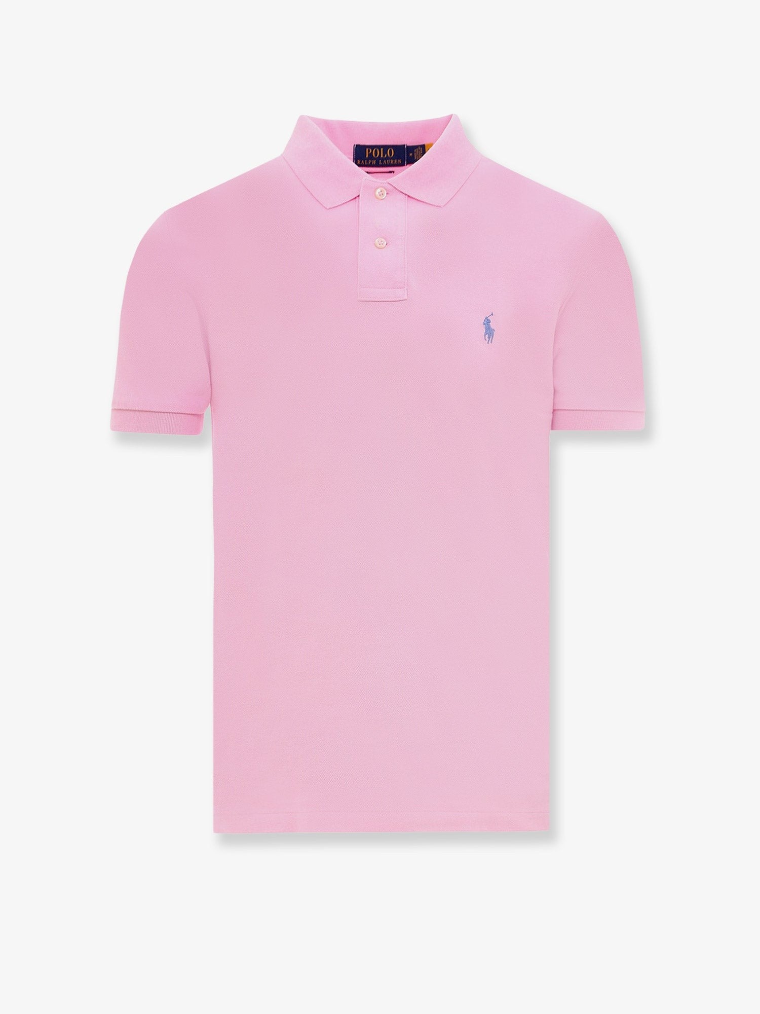 Cotton polo shirt with embroidered logo