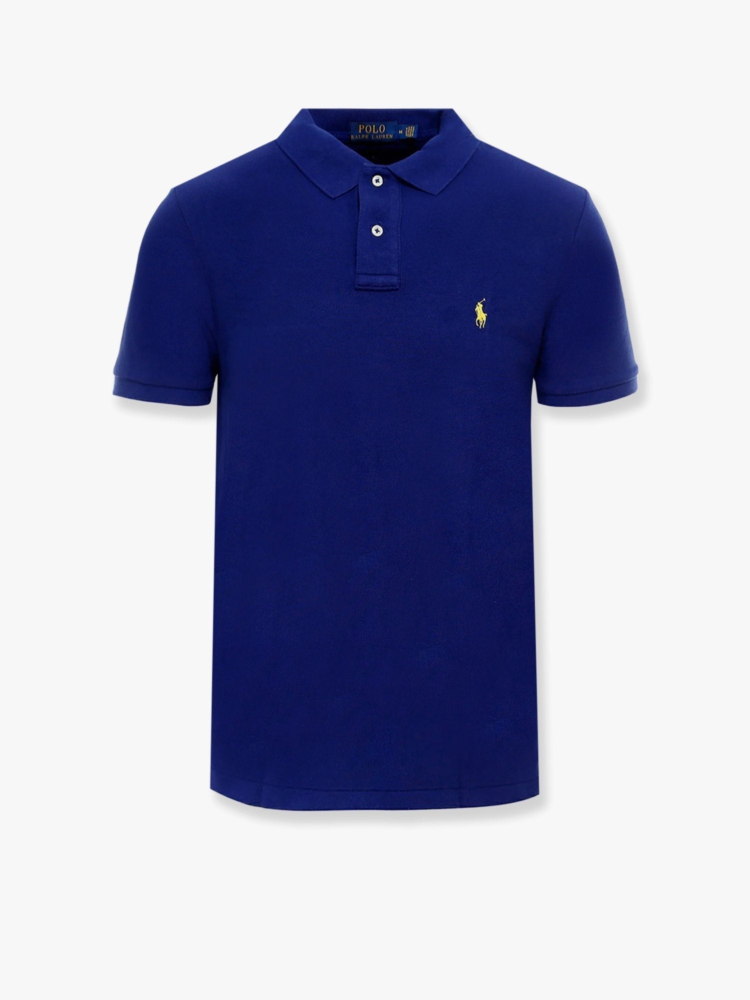 Cotton polo shirt with embroidered logo