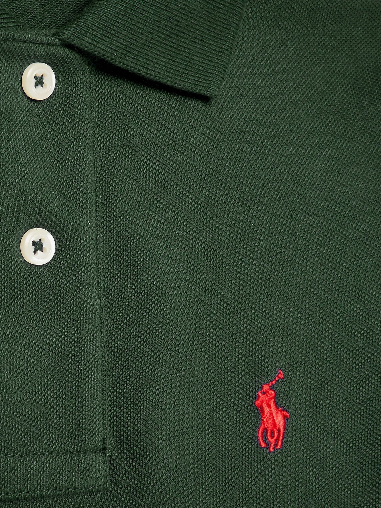 Cotton polo shirt with embroidered logo