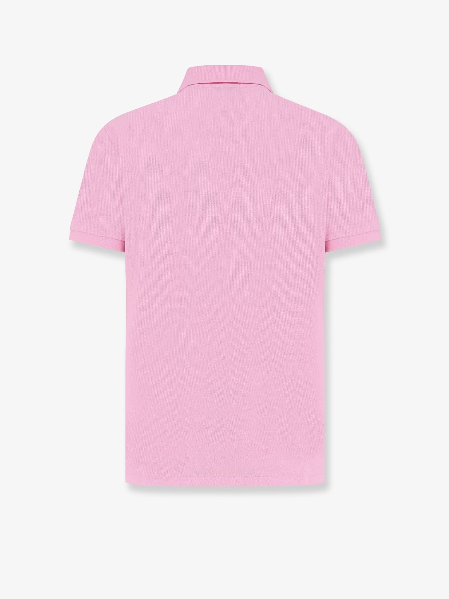 Cotton polo shirt with embroidered logo