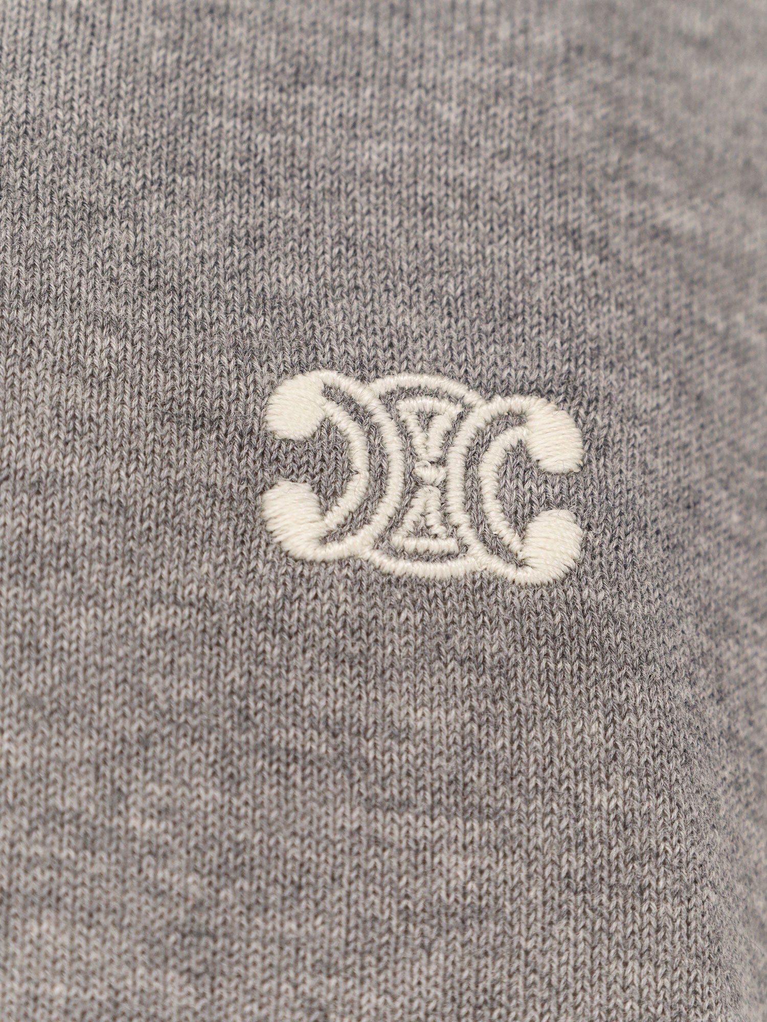 Cotton polo shirt with Triomphe detail