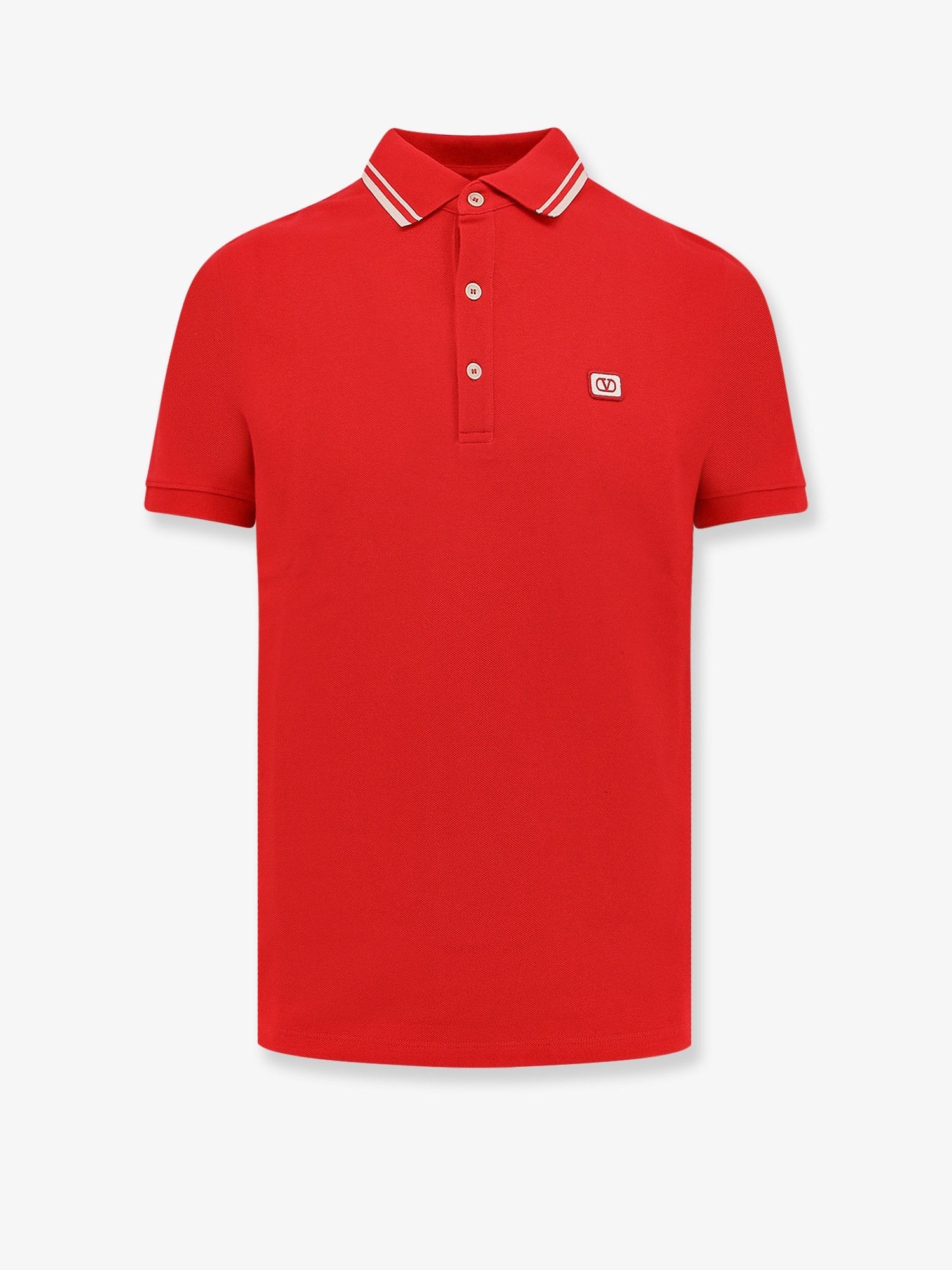 Cotton polo shirt with Vlogo