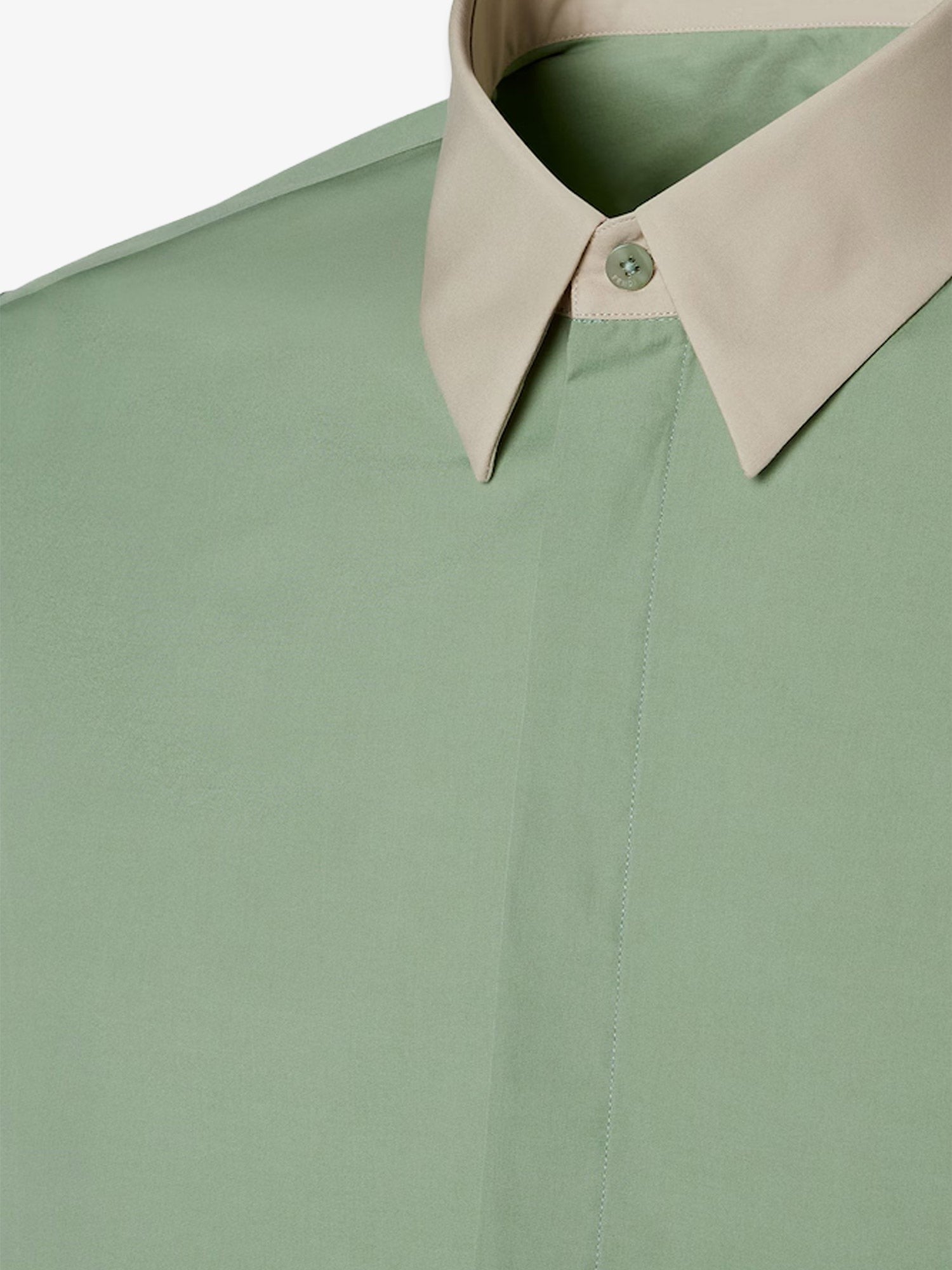 Cotton poplin shirt