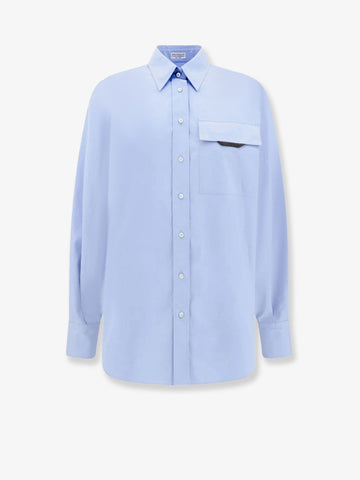 Cotton shirt with bow