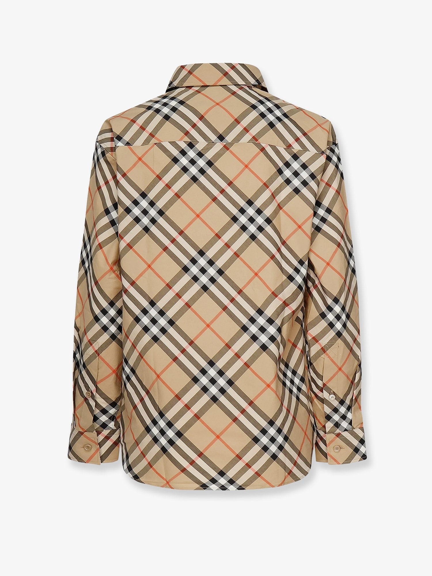 Cotton shirt with Burberry Check motif