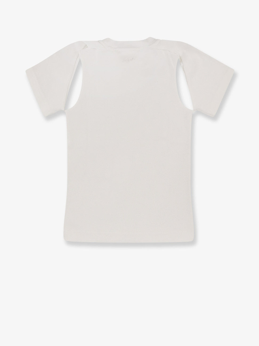 Cotton -shirt with cut out details