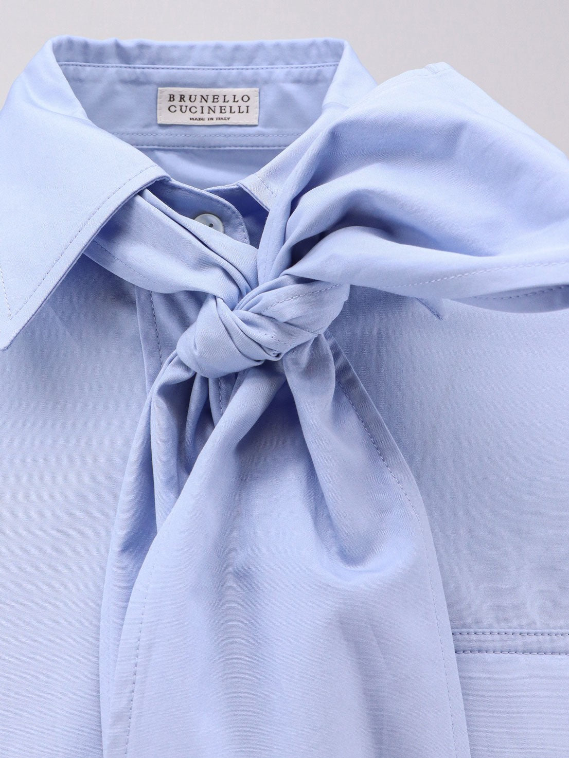 Cotton shirt with Monili detail