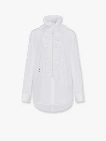 Cotton shirt with removable detail