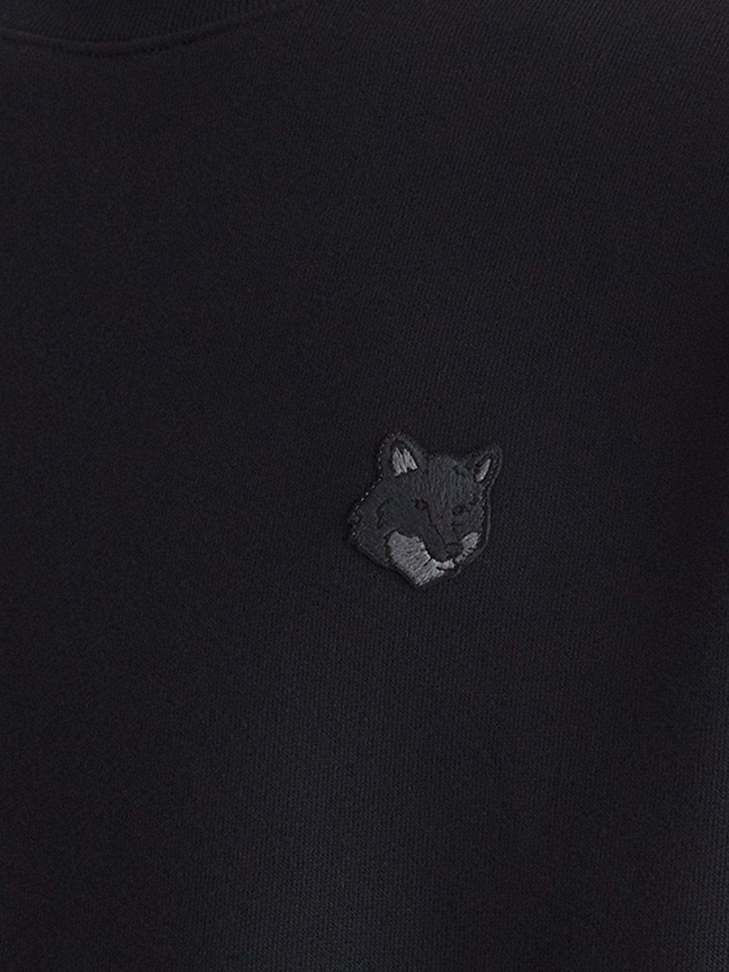 Cotton sweatshirt with Bold Fox Head patch