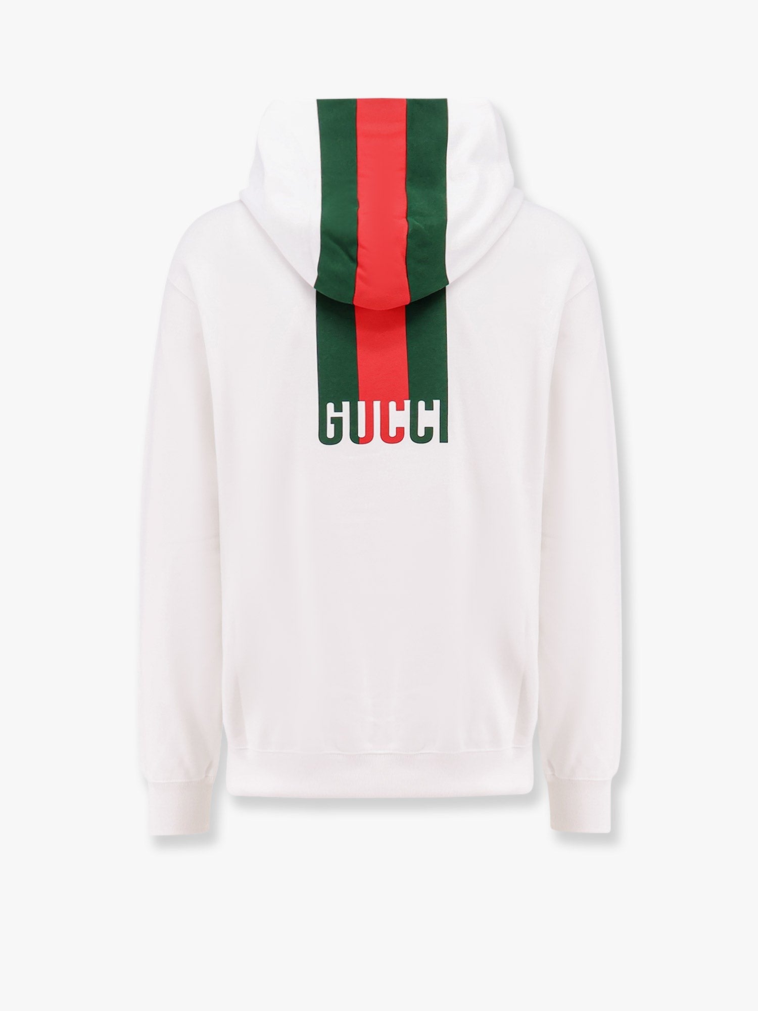 Cotton sweatshirt with logo on the back