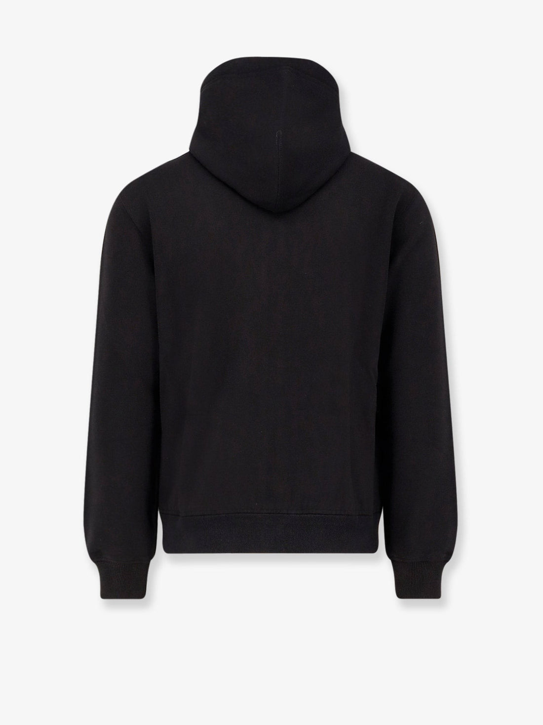 Cotton sweatshirt with logo patch