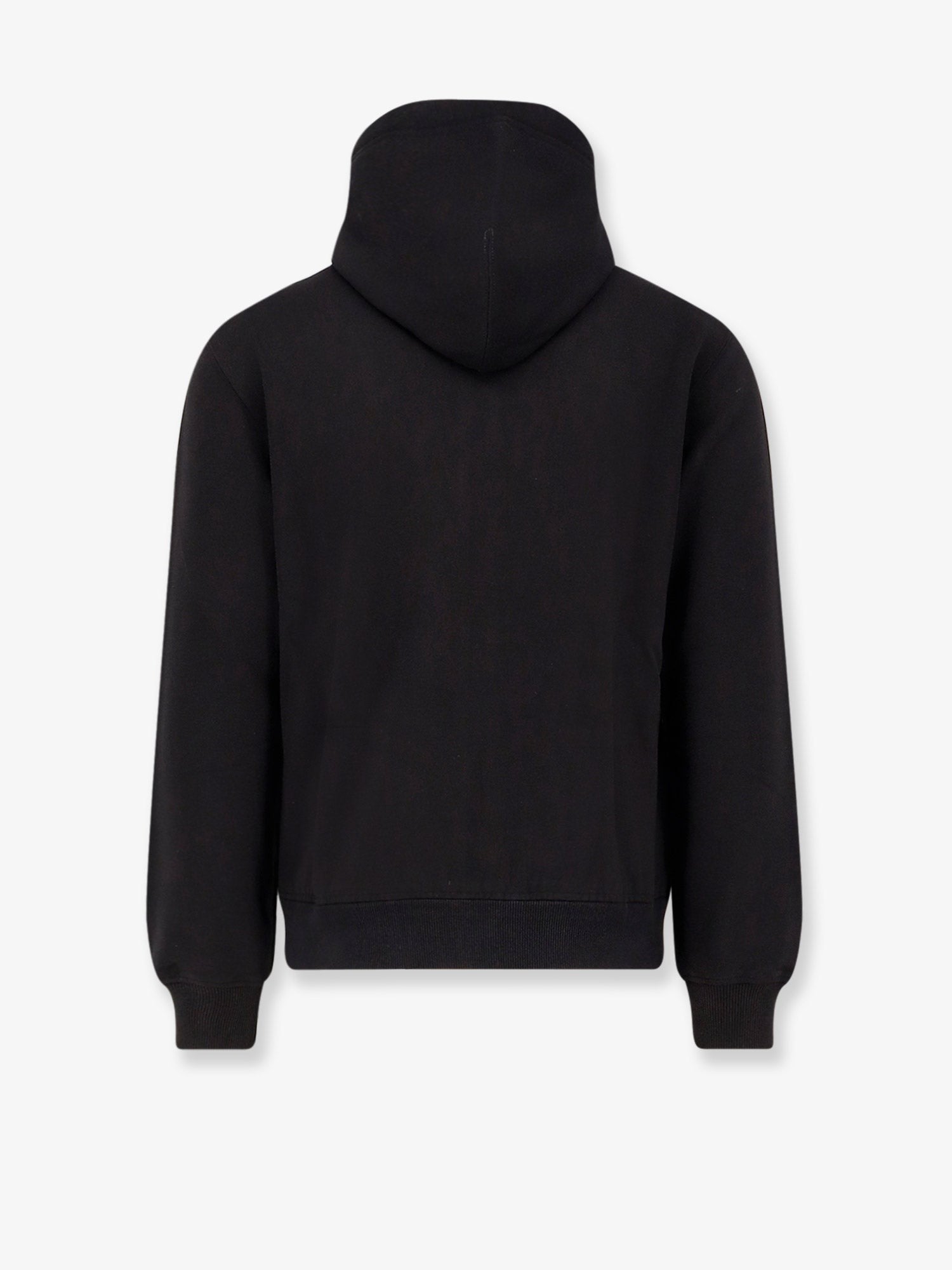 Cotton sweatshirt with logo patch