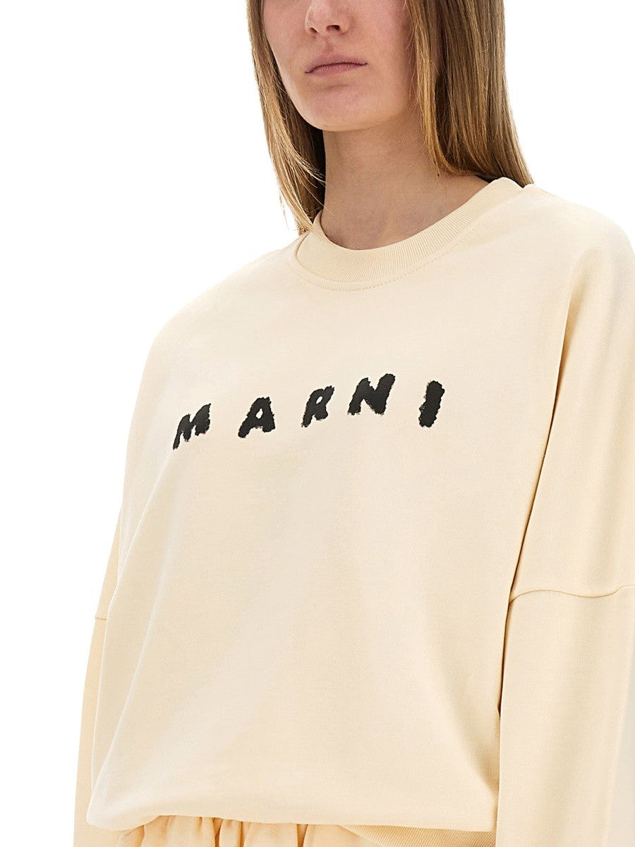 COTTON SWEATSHIRT WITH PRINT