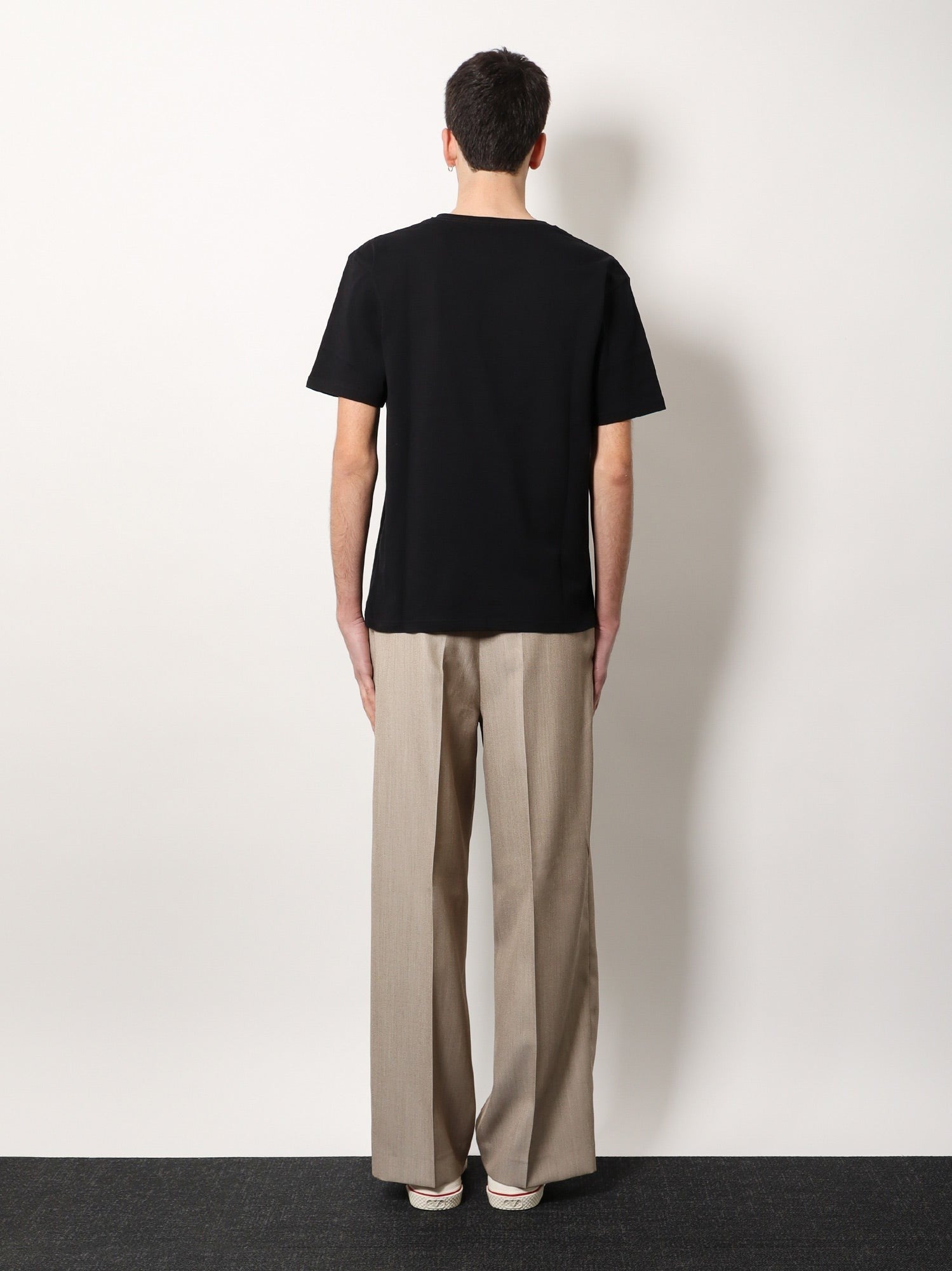 COTTON T-SHIRT WITH "CHEZ VALENTINO" PRINT