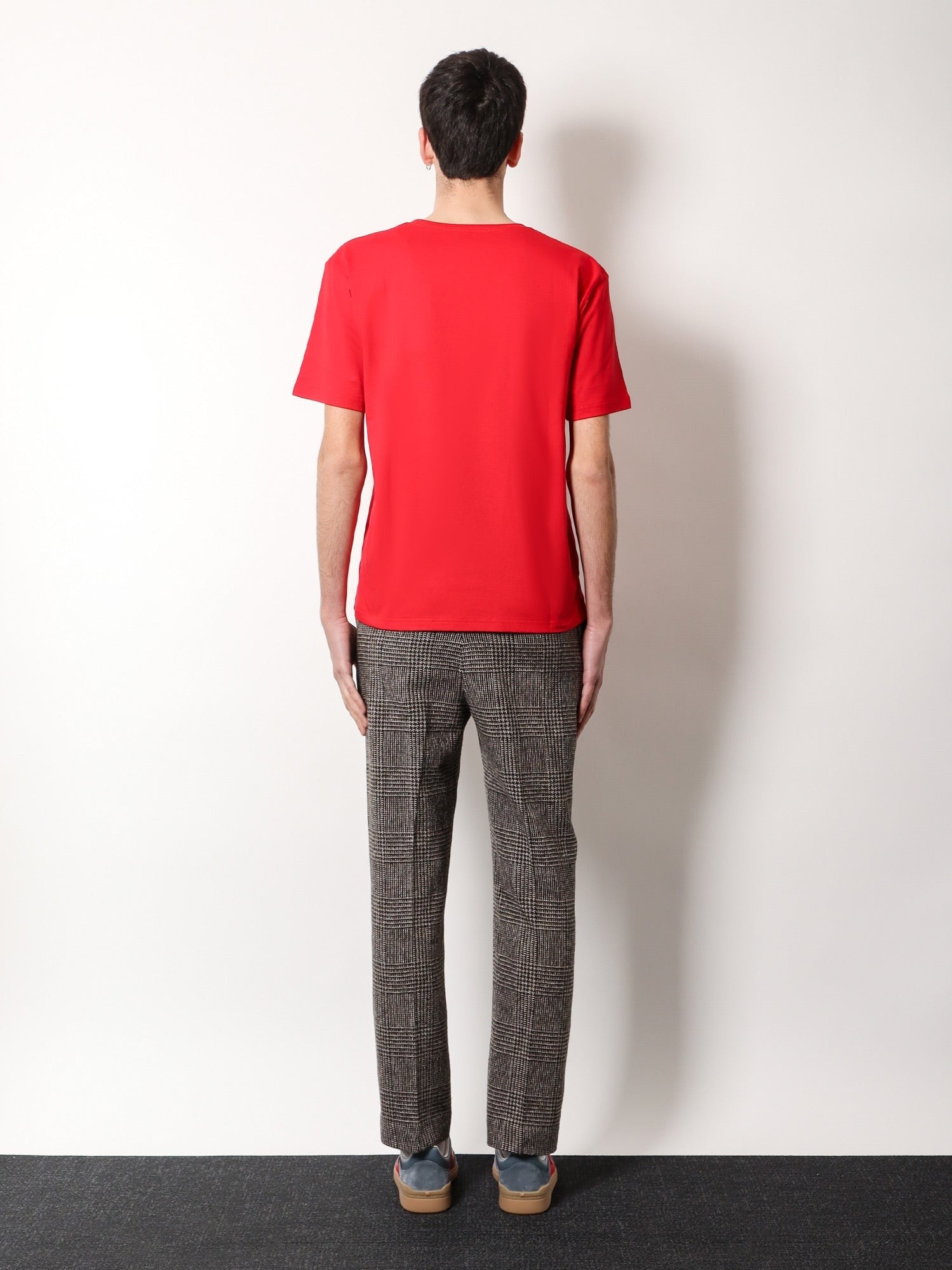 COTTON T-SHIRT WITH "CHEZ VALENTINO" PRINT