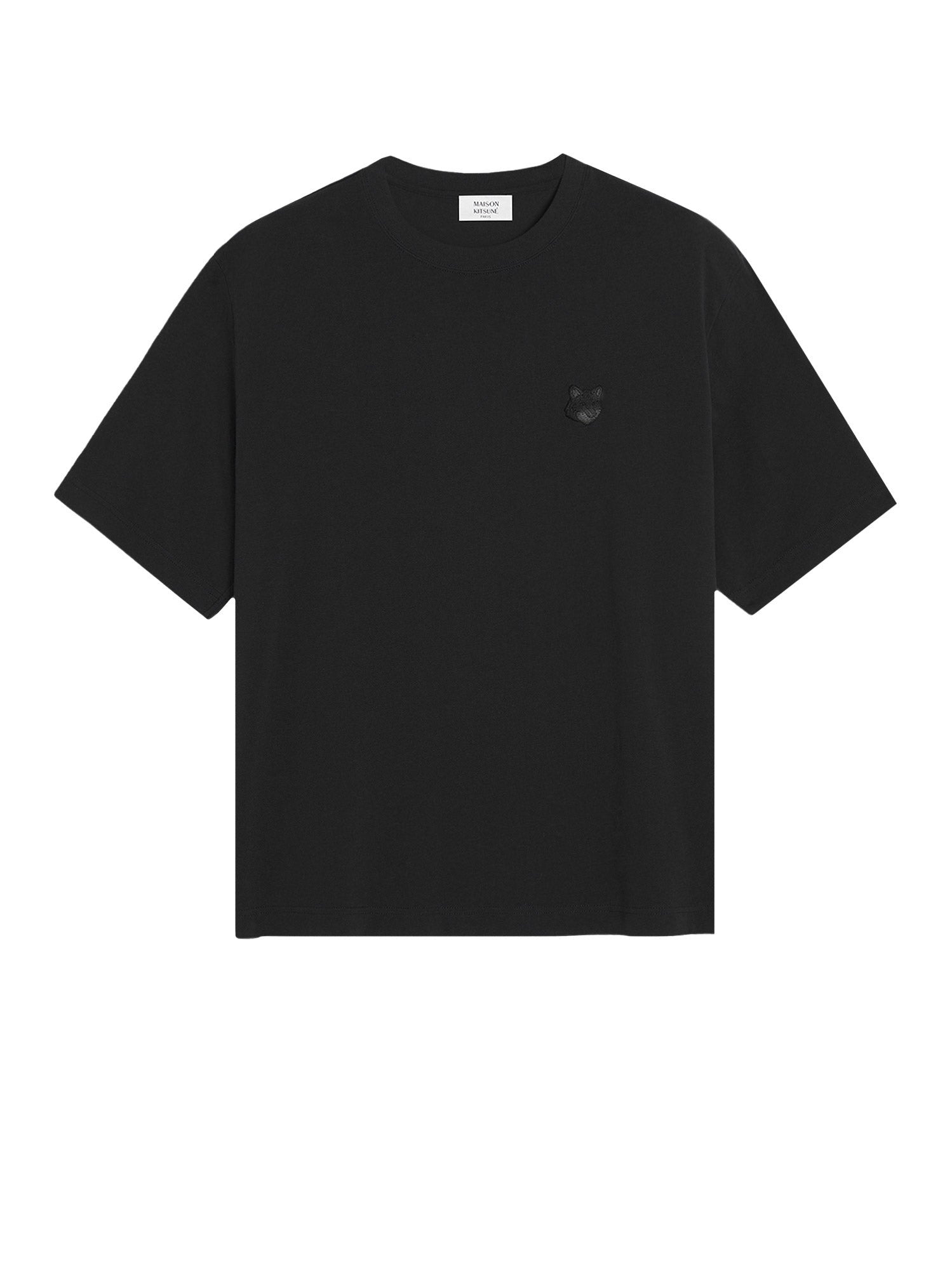 Cotton T-shirt with iconic logo patch