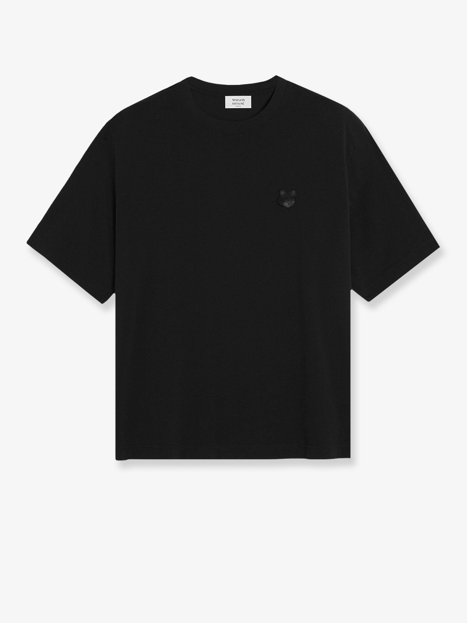 Cotton T-shirt with iconic logo patch