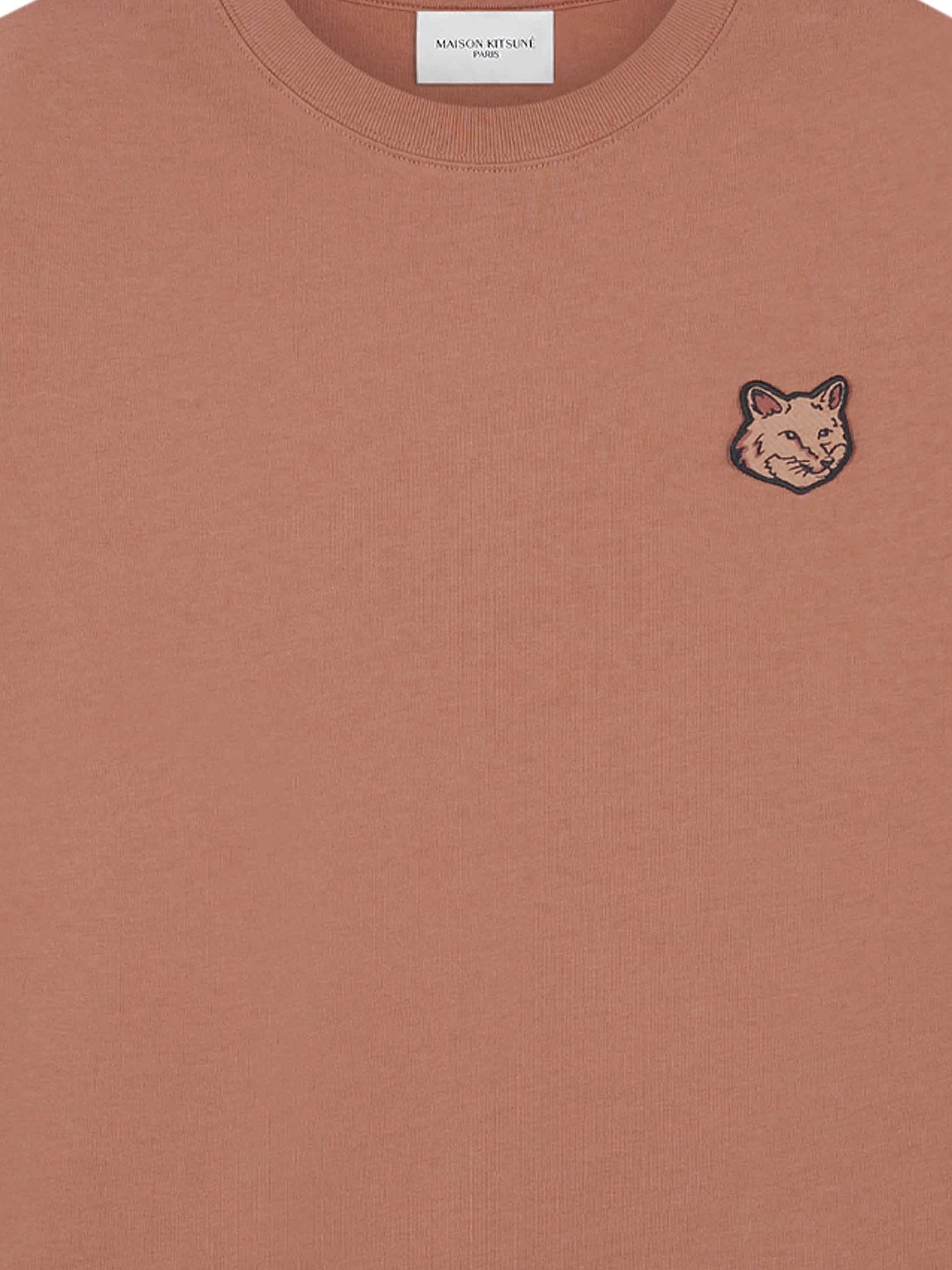 Cotton T-shirt with iconic logo patch