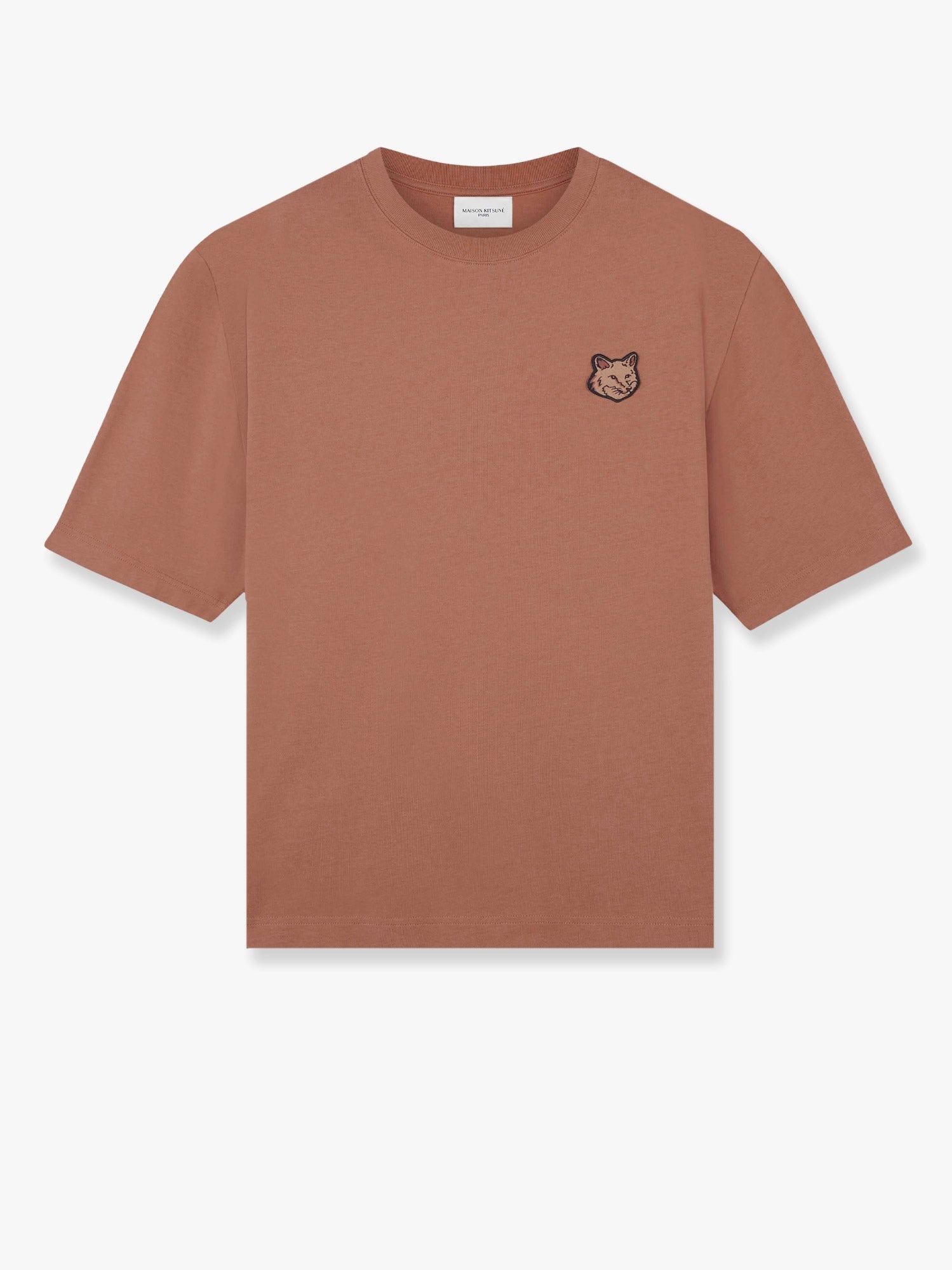 Cotton T-shirt with iconic logo patch