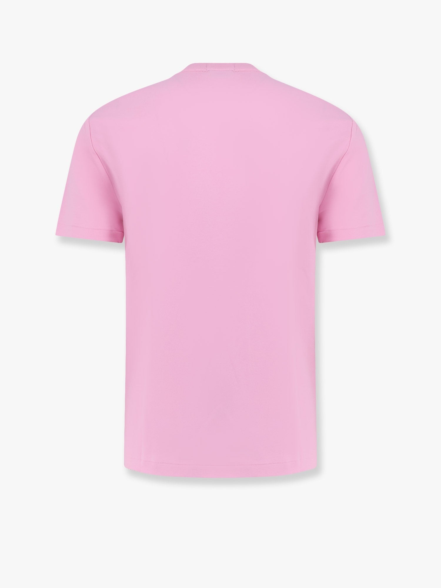 Cotton T-shirt with logo embroidery