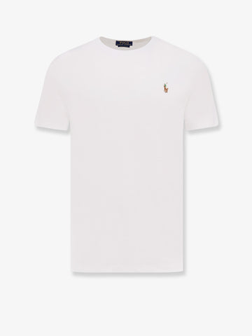 Cotton t-shirt with Logo embroidery