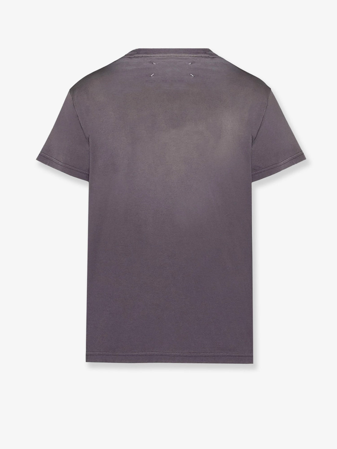Cotton T-shirt with rewashed effect