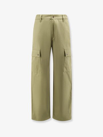 Cotton trousers with Logo embroidery