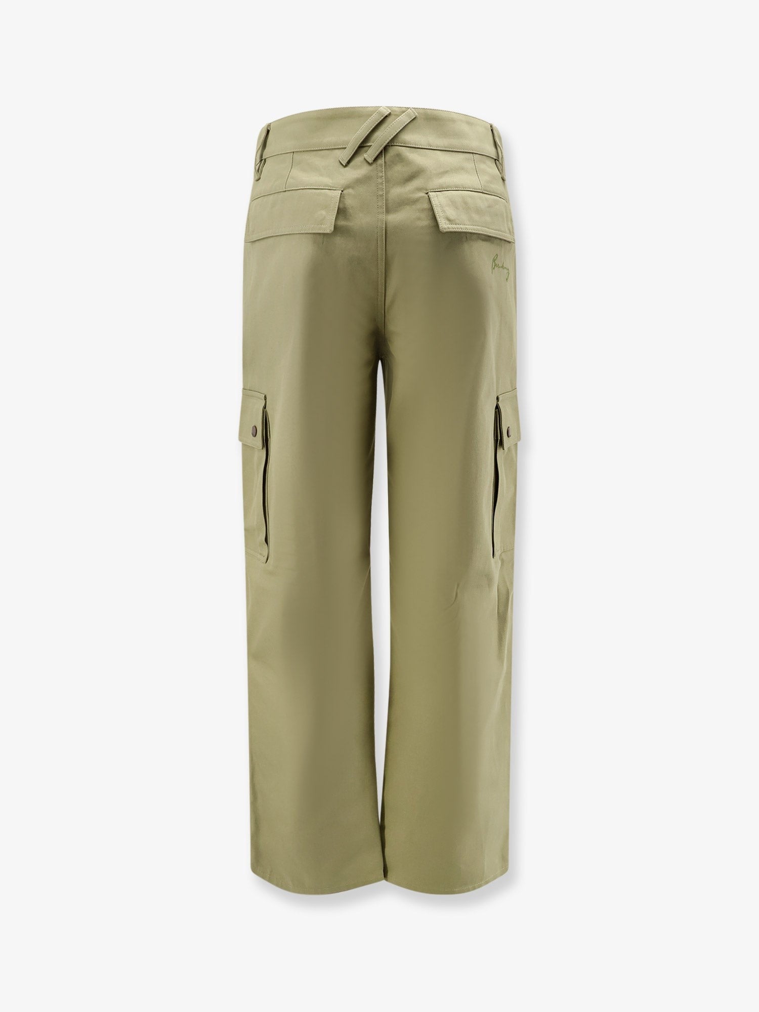 Cotton trousers with Logo embroidery