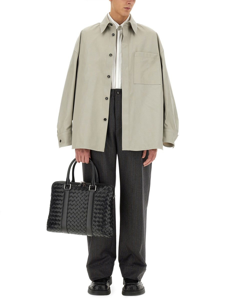 COTTON TWILL OVER SHIRT