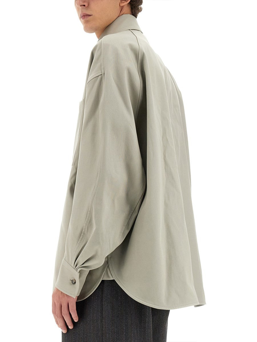 COTTON TWILL OVER SHIRT