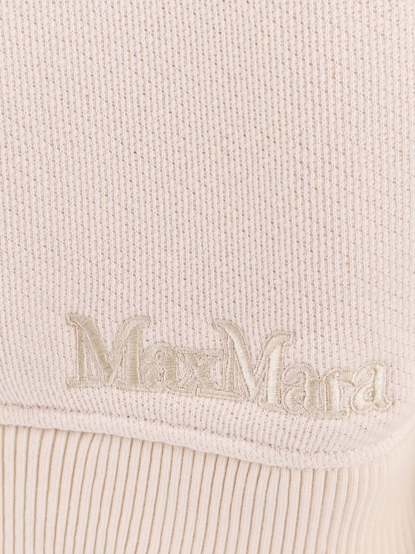 Cral cotton sweater with max mara embroidery