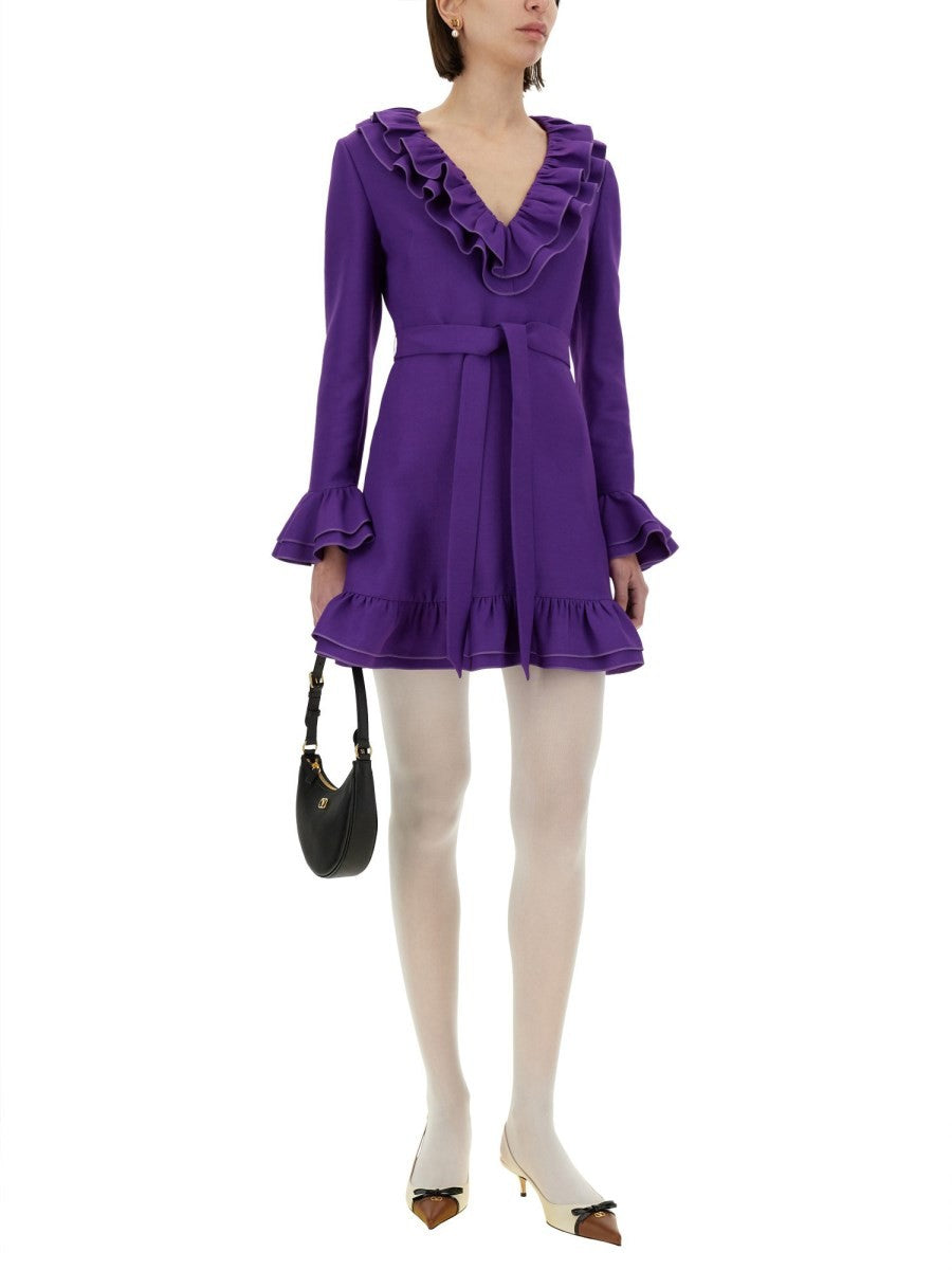 CREPE COUTURE SHORT DRESS