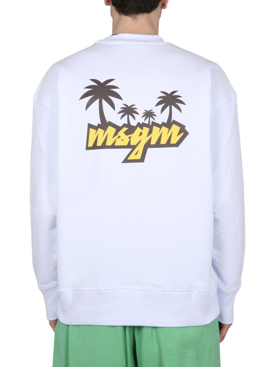 CREWNECK SWEATSHIRT WITH LOGO