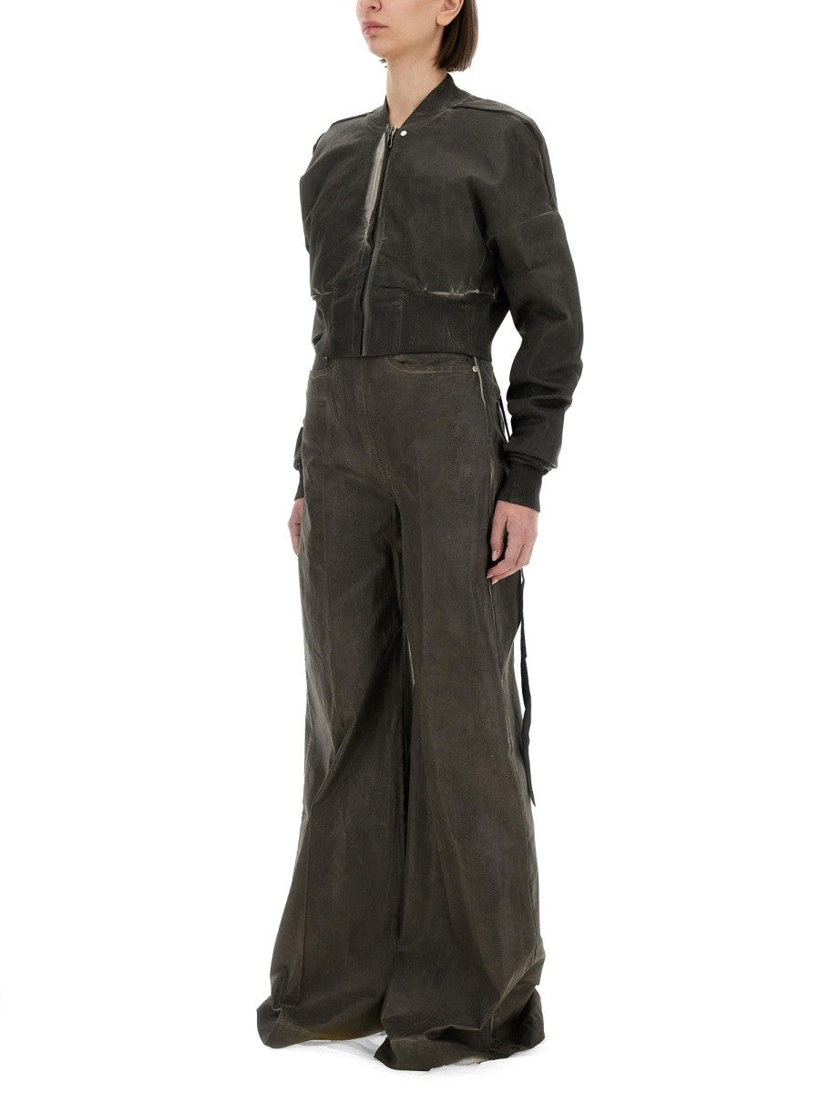 CROPPED BOMBER JACKET "FLIGHT JKT"