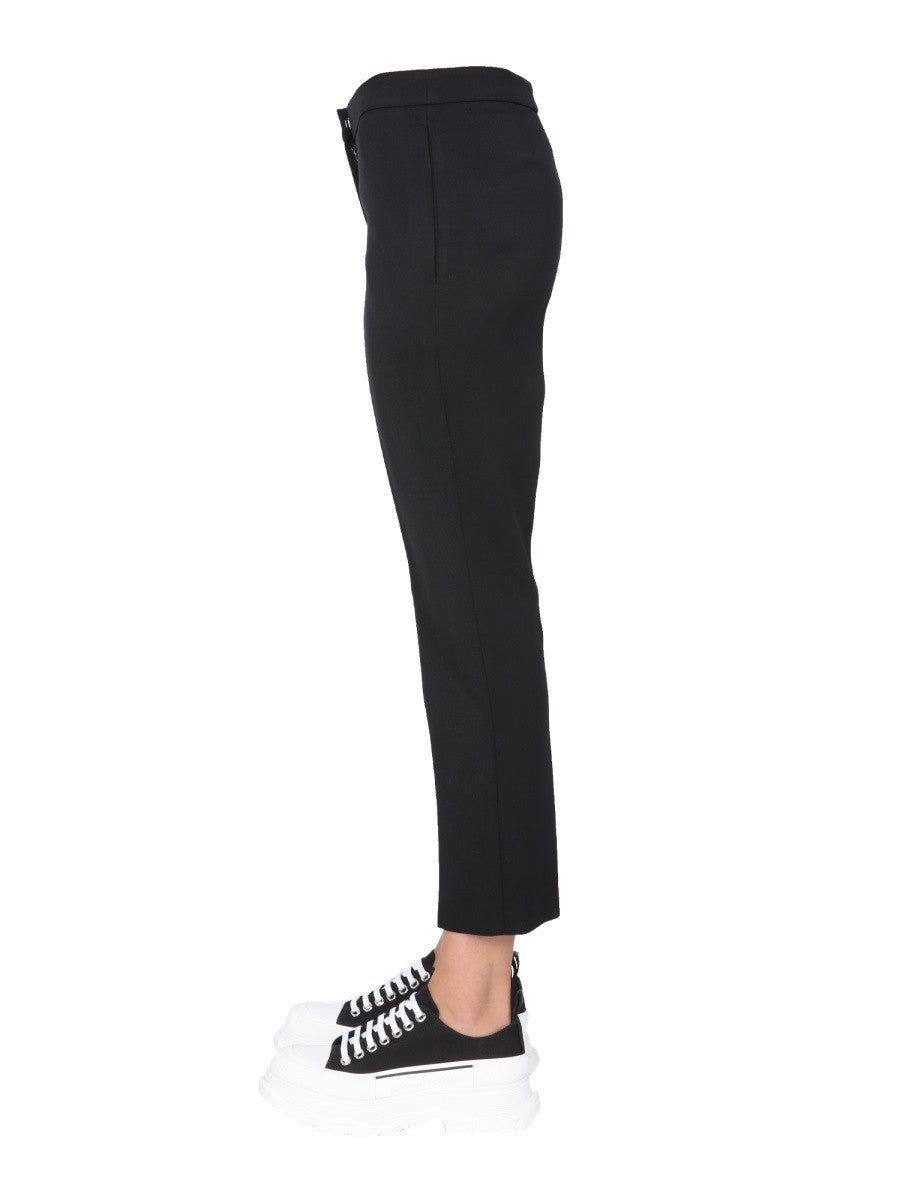 CROPPED STRAIGHT TROUSERS