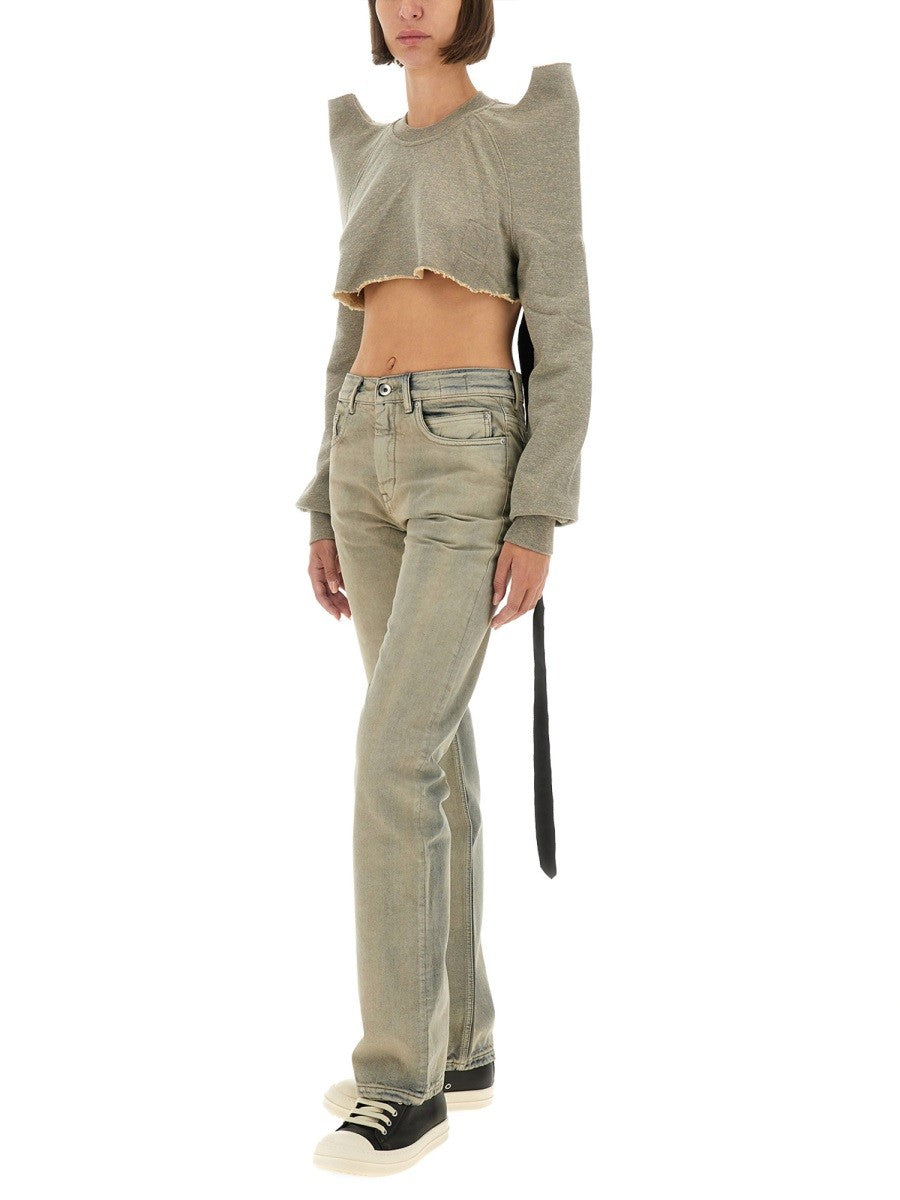 "CROPPED TECSWEAT" SWEATSHIRT