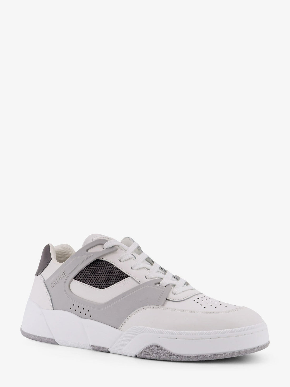 CT-09 Trainer low-top leather sneakers with mesh inserts