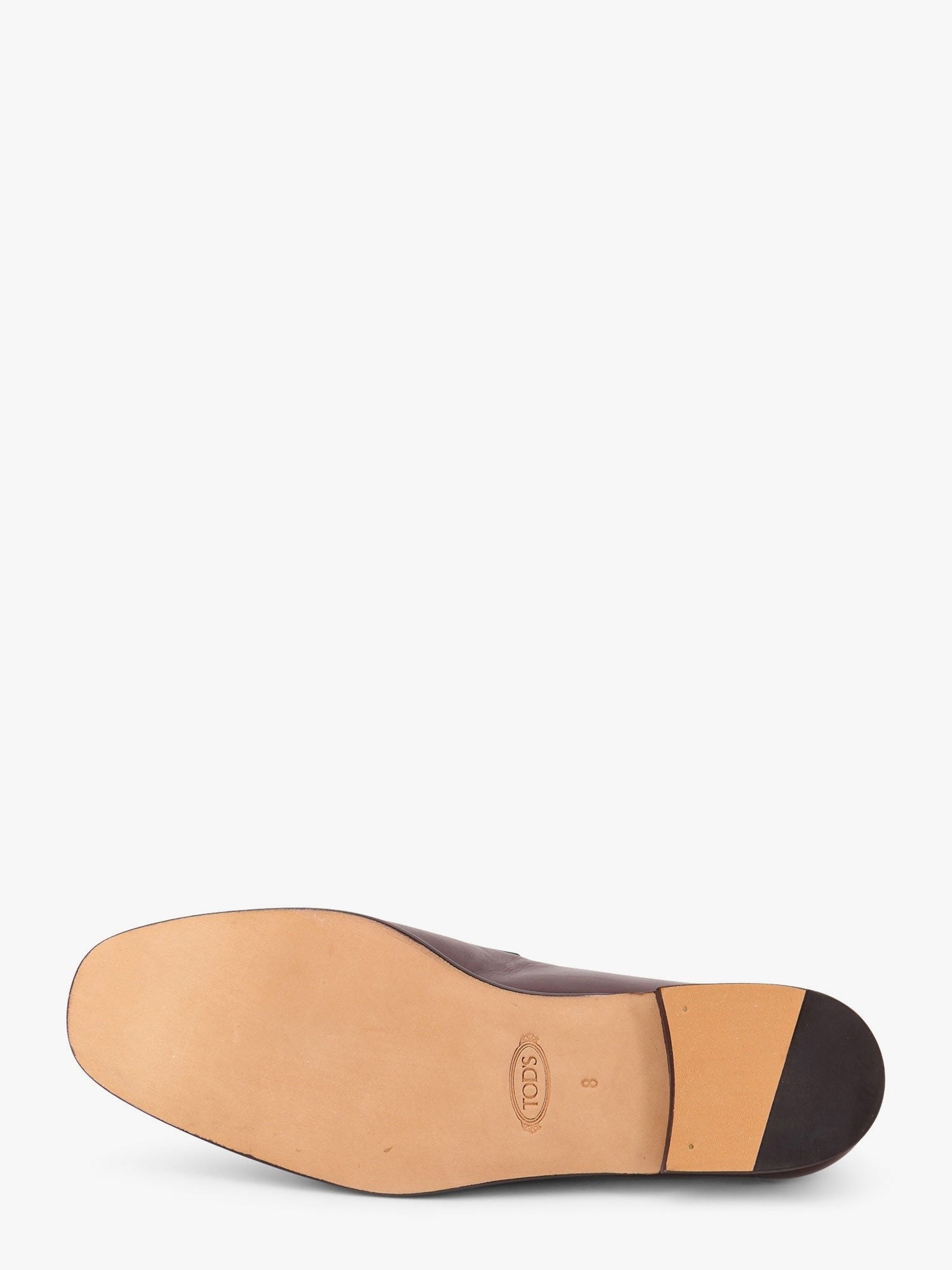 Deconstructed leather loafer
