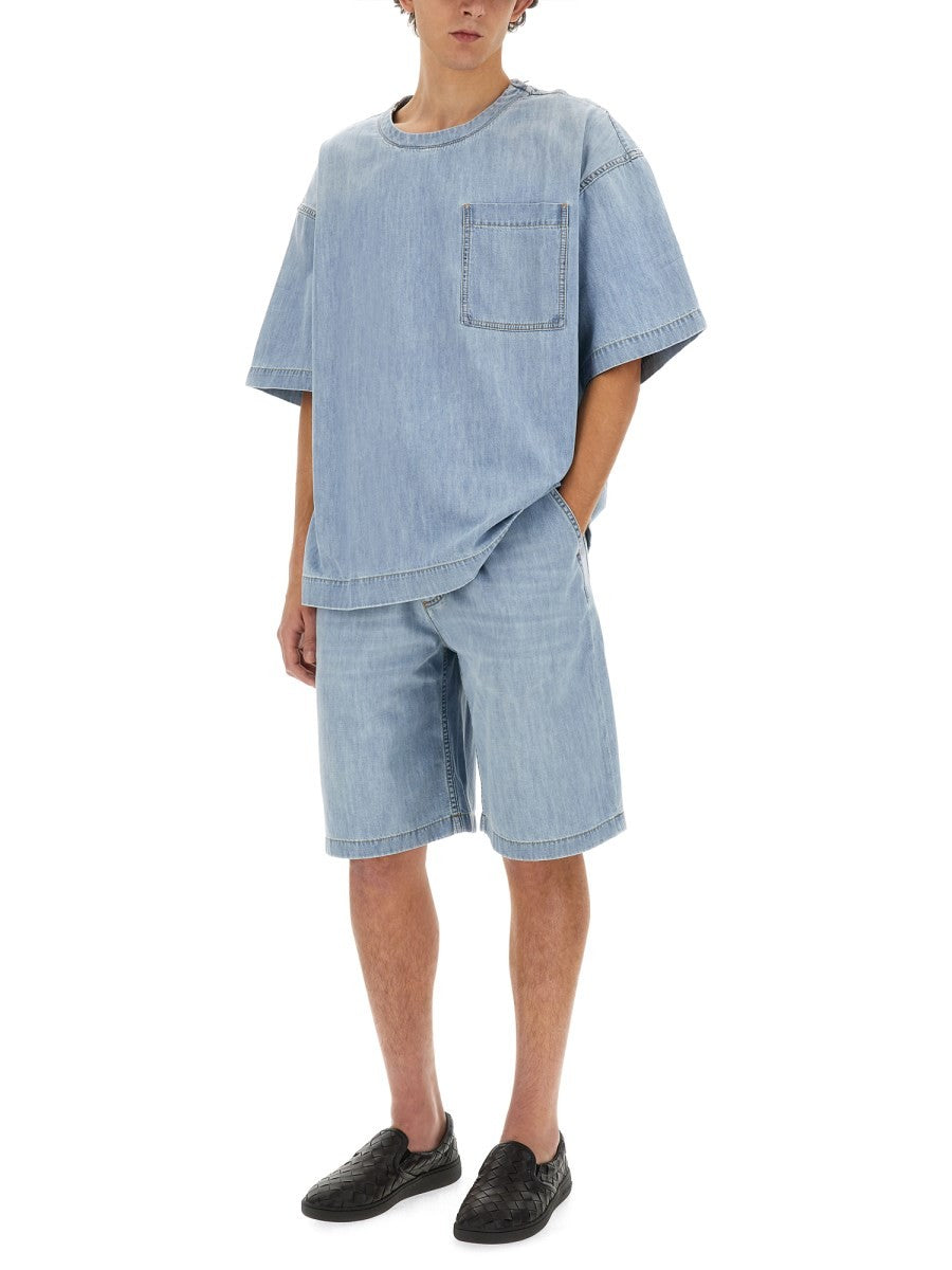 DENIM BERMUDA SHORTS