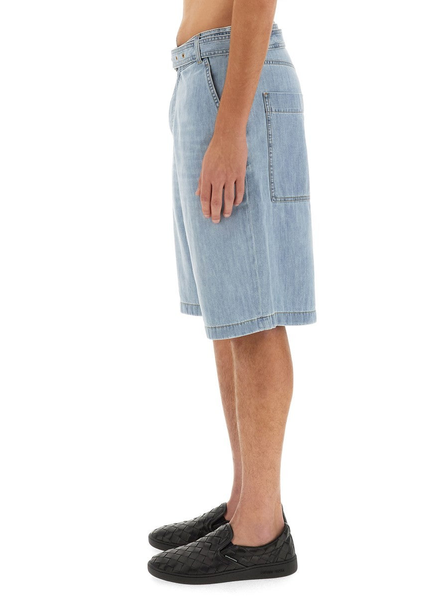 DENIM BERMUDA SHORTS