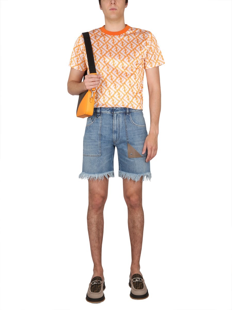 DENIM BERMUDA SHORTS