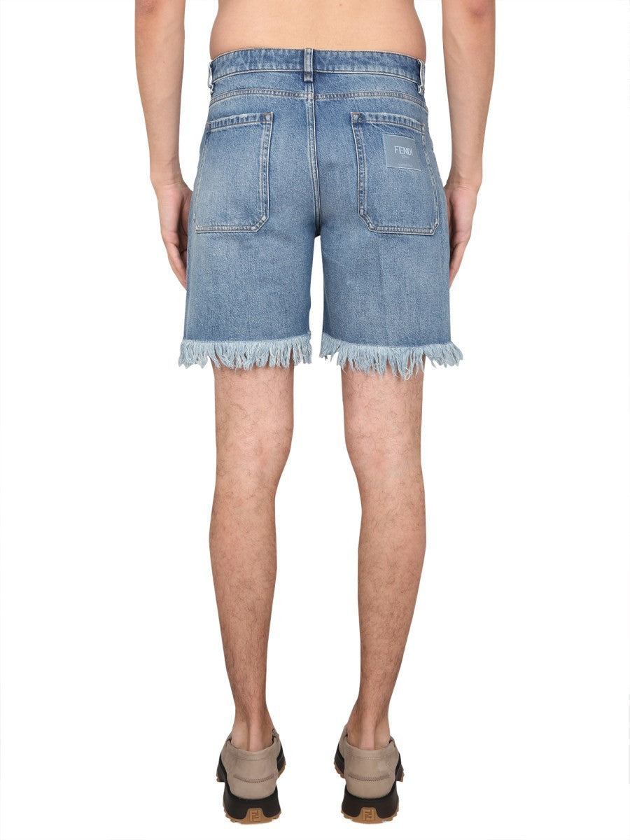 DENIM BERMUDA SHORTS