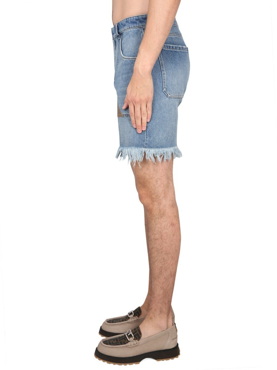 DENIM BERMUDA SHORTS