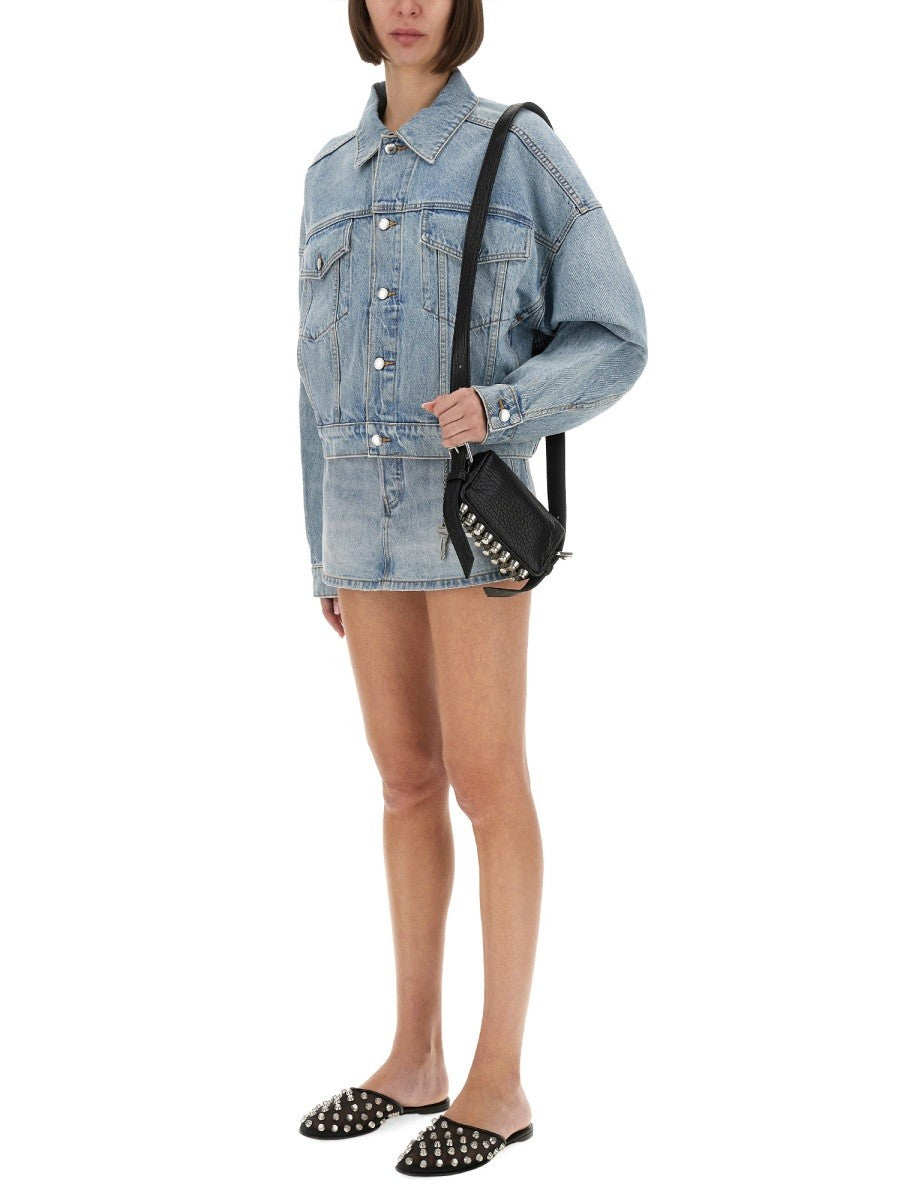 DENIM CLIP-ON TRUCKER JACKET