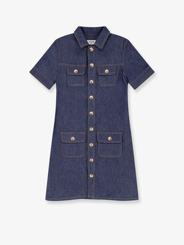 Denim mini chemisier/dress